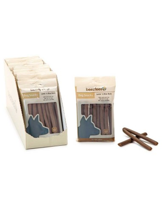 Snack Para Perro Rollitos De Cordero Con Arroz, Beeztees 150 Gr.