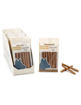 Snack Para Perro Rollitos De Pollo, Beeztees 150 Gr.