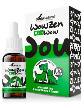 Cbdwow Para Perro Y Gato Soria Natural 10 Ml.