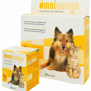 Suplemento Alimenticio Omega 3 Para Perros Y Gatos Omniomega 15 Ud.
