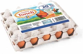 Oua de la gaini crescute la sol Toneli *20 M/L