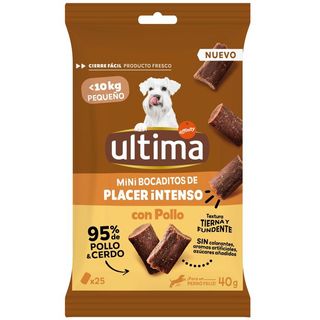 ULTIMA Snack Para Perros Pollo 40 G