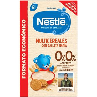 NESTLÉ Papilla Multicereales Con Galleta 225 G