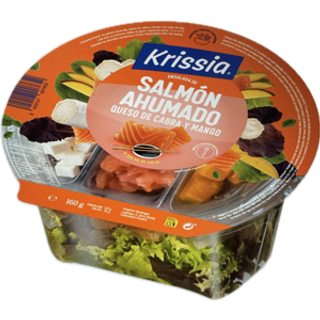 Barqueta Completa Salmón Sorli 160 Gr.