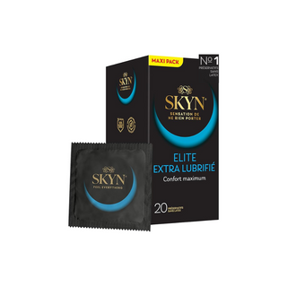 Skyn Elite Extra Lubrifié – Boîte de 20