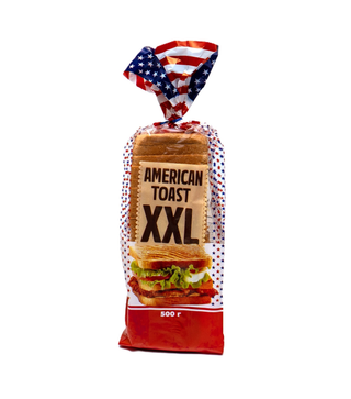 ХЛЕБ AS MARKET AMERICAN TOAST XXL ДЛЯ СЕНДВИЧА НАРЕЗАННЫЙ 500 Г/1