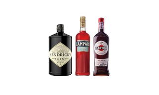 ჰენდრიქსი 44% 1ლ & კამპარი 25% 1ლ & მარტინი როსო 15% 1ლ