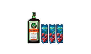 იაგერმეისტერი 35% 1ლ & 3 ცალი სანდორა ალუბალი 1ლ