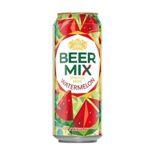 Пивo 0,5 л Beermix кавун ж/б