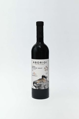 Aborigi Saperavi Rară Neagră Merlot Vin Roșu Sec 0.75l