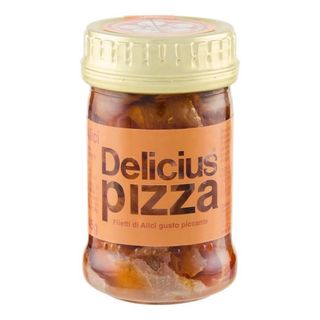 Delicius Filetti Di Alici Per Pizza In Olio Di Girasole Piccante 80g