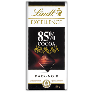 Chocolate Lindt Excellence 85% Cacao 100gr.