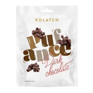 Pufnice BIO - leća tamna čokolada 33 g