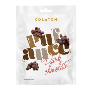 Pufnice BIO - leća tamna čokolada 33 g