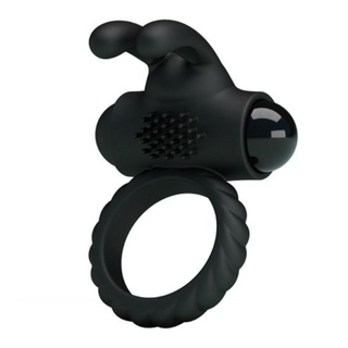 Love Trap - Anillo Vibrador Con Estimulador Clitoris