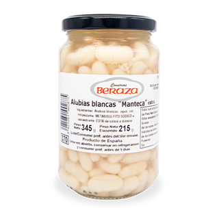 Mongetes Blanques Extra (345 G) Beraza