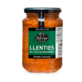 Llenties De L'alta Segarra 320g Ferrer