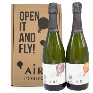 Cava Aire Brut Nature 2019 (do Cava) Caixa 2u