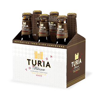 Cervesa Turia Ampolla Vidre 25cl - Pack 6ud