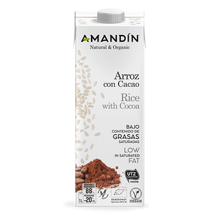 Beguda D´arròs Amb Cacau Bio (1 L) Amandin