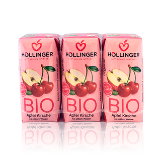Suc De Poma I Cirera Bio (3x200 Ml) Hollinger