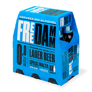 Cervesa Free Damm Ampolla Vidre 25cl Pack 6u.