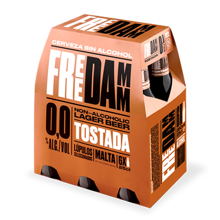 Cervesa Free Damm Torrada Ampolla Vidre 25cl - Pack 6