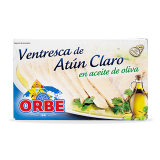 Ventresca De Tonyina Clara Amb Oli D'oliva 72g Orbe