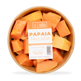 Papaia Tallada Safata 320g Pes.aprox:0,32kg.