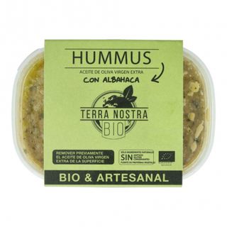 Hummus Fresc Amb Alfàbrega Bio 200g Ter