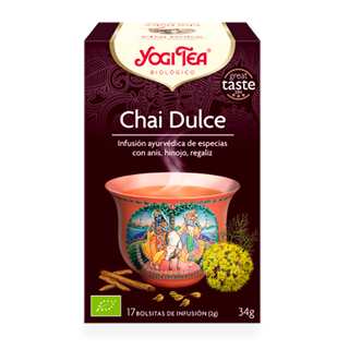 Infusió Sweet Chai Bio 17u Yogi Tea