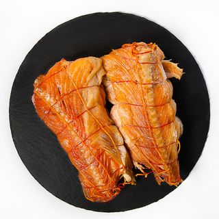 Хребти лосося гарячого копчення 100г