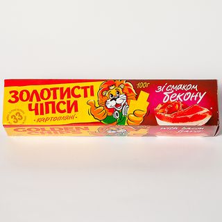 Чіпси Золотисті 100г бекон