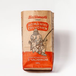 Домашні гріночки 100г з часником