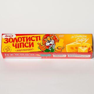 Чіпси Золотисті 100г сир