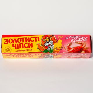 Чіпси Золотисті 100г краб