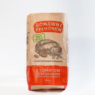 Домашні гріночки 100г з томатом та базиліком
