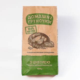 Домашні гріночки 100г з цибулею