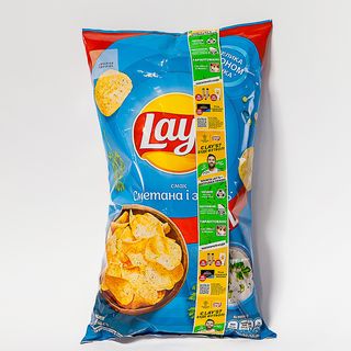 Lay`s 120г Сметана та зелень