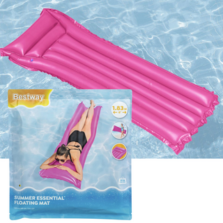 Tapis de piscine flottant rose