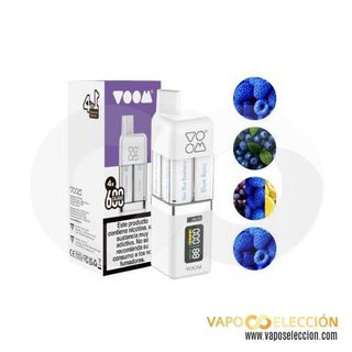 Multi Pod Desechable Voom 4 En 1 2400 Caladas 20mg Berry Serie