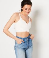 24H Bra Sujetador Sin Aros 24H Blanco Xl