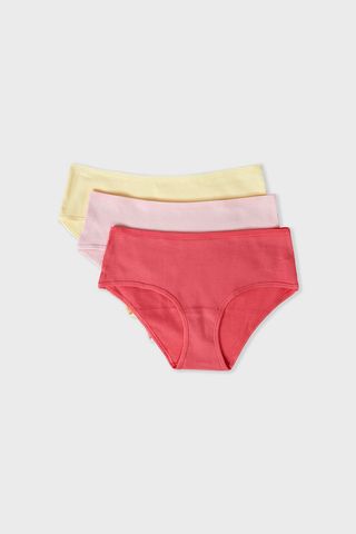 John Set De 3 Braguitas Culotte Rosa Xs