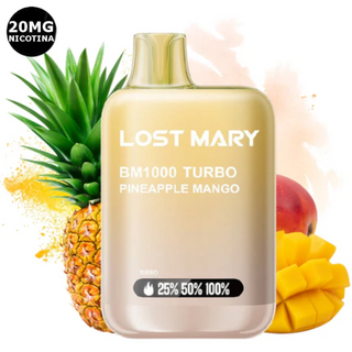 Lost Mary Bm1000 Turbo Pineapple Mango - 20mg