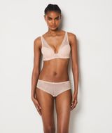 Panama Sujetador  Nº6 - El Triángulo Copa Fina Rosa Pálido 90D