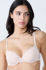 Idole Sujetador  Nº4 - Sujetador De Copas Finas Rosa Pálido 90D