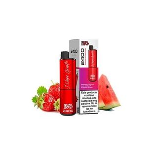 Vaper Desechable Strawberry Watermelon 2400 Puffs- Ivg 20 Mg