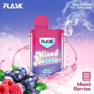 Vaper Desechable Mixed Berries 600 Puffs- Flask 20 Mg