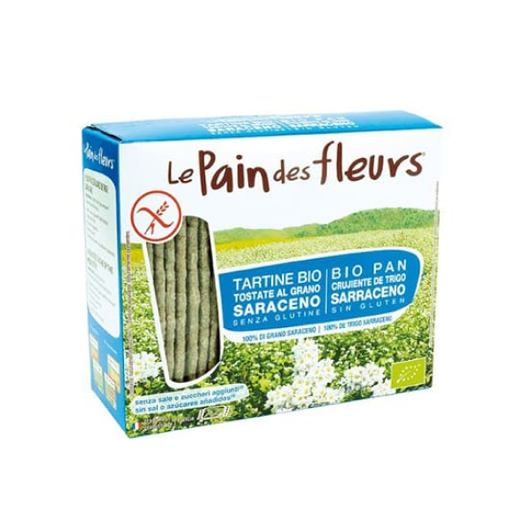 Tostas Estaladiças Trigo Sarrac. Bio S.Glúten 150Gr Le Pain Des Fleurs
