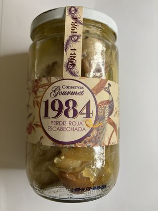 Perdiz Escabechada Conservas Gourmet 1984 Frasco 640 Gr.